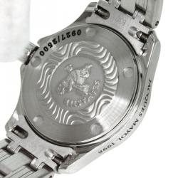 Omega Black Stainless Steel Jacques Mayol Limited Edition Women's Wristwatch 26MM