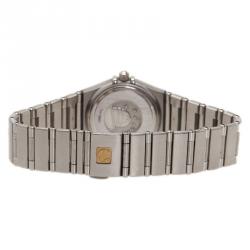 Pre Owned Omega Blue Stainless Steel Constellation My Choice Women's Wristwatch 26MM