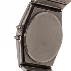 Pre Owned Omega Silver Stainless Steel Constellation 1448 Women’s Wristwatch 33MM