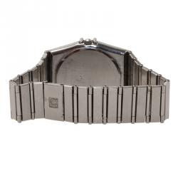 Pre Owned Omega Silver Stainless Steel Constellation 1448 Women’s Wristwatch 33MM