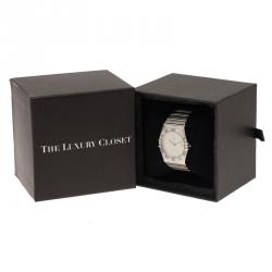 Pre Owned Omega Silver Stainless Steel Constellation 1448 Women’s Wristwatch 33MM