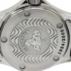 Pre Owned Omega Green Stainless Steel Jacques Mayol 1924/2500 Women's Wristwatch 26MM