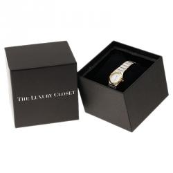 Omega Mother of Pearl 18K Yellow Gold and Stainless Steel Constellation Women's Wristwatch 22 MM