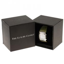 Pre Owned Omega White Stainless Steel Constellation Quadra Quartz Chronograph Women's Wristwatch 28MM