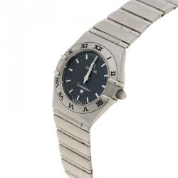 Omega Grey Stainless Steel Constellation Women's Wristwatch 23MM