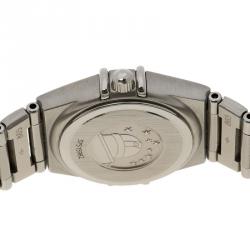 Omega Grey Stainless Steel Constellation Women's Wristwatch 23MM