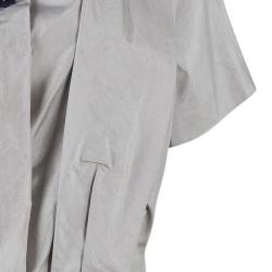 Pre Owned Oscar De La Renta Embellished Ivory Top XXL