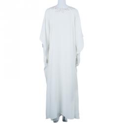 Pre Owned قفطان اوسكار دي لا رينتا مشغول خرز L