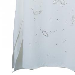 Pre Owned قفطان اوسكار دي لا رينتا مشغول خرز L