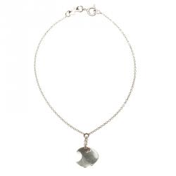 Pasquale Bruni Diamond & 18k White Gold Moon Charm Bracelet 18cm