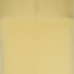 Paul and Joe Pale Yellow Scoop Back Sleeveless Silk Jumpsuit M