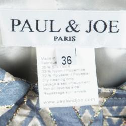 Paul and Joe Embossed Jacquard Double Breasted Coat S