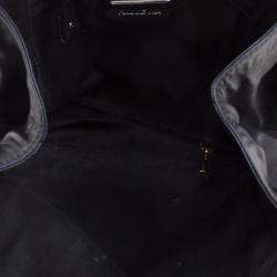 Paule Ka Black Leather Tote