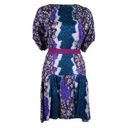 Peter Pilotto Multicolor Printed Roamer Short Dress M