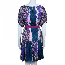 Peter Pilotto Multicolor Printed Roamer Short Dress M