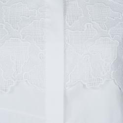 Pre Owned Peter Pilotto White Lace Detail Sleeveless Eero Blouse M