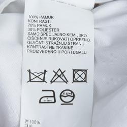 Pre Owned Peter Pilotto White Lace Detail Sleeveless Eero Blouse M