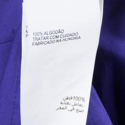 Pre Owned Peter Pilotto Blue Broderie Anglaise Sleeveless Shirt S
