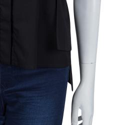 Peter Pilotto Black Embroidered Sleeveless Top S
