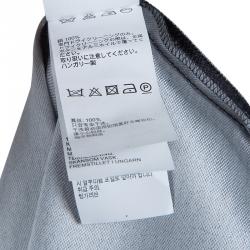 Pre Owned Peter Pilotto Black Abstract Print Mikado Silk Dress L