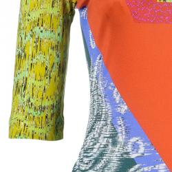 Pre Owned Peter Pilotto Multicolor Printed Bodycon Dress S