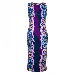 Pre Owned Peter Pilotto Multicolor Printed Sleeveless Dress S