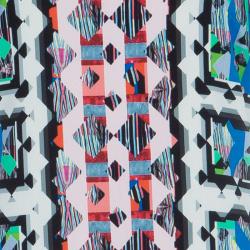 Pre Owned Peter Pilotto Printed Knee-Length Dress M