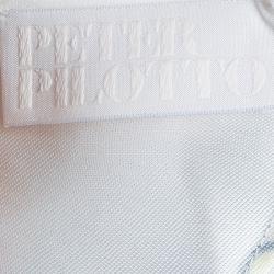 Pre Owned Peter Pilotto Digital Print Silk Top M