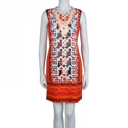Peter Pilotto Multicolor Printed Knit Sleeveless Shift Dress M