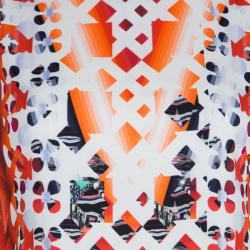Peter Pilotto Multicolor Printed Knit Sleeveless Shift Dress M