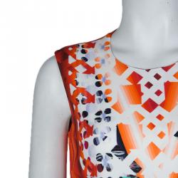 Peter Pilotto Multicolor Printed Knit Sleeveless Shift Dress M
