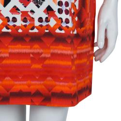 Peter Pilotto Multicolor Printed Knit Sleeveless Shift Dress M