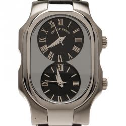 Philip Stein Silver Stainless Steel Teslar Women's Wristwatch 26MM