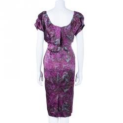 مملوكة مسبقًا Philosophy di Alberta Ferretti Floral Printed Dress M