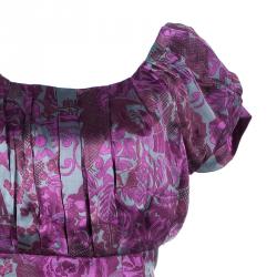 مملوكة مسبقًا Philosophy di Alberta Ferretti Floral Printed Dress M