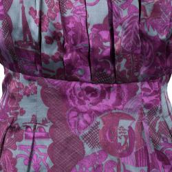 مملوكة مسبقًا Philosophy di Alberta Ferretti Floral Printed Dress M