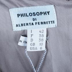 مملوكة مسبقًا Philosophy di Alberta Ferretti Floral Printed Dress M