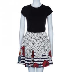 Pre Owned Philosophy Multicolor Floral Printed Skirt M