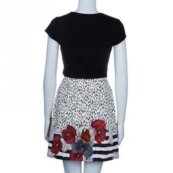 Pre Owned Philosophy Multicolor Floral Printed Skirt M