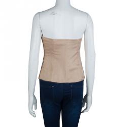 Philosophy Di Alberta Ferretti Nude Studded Corset S