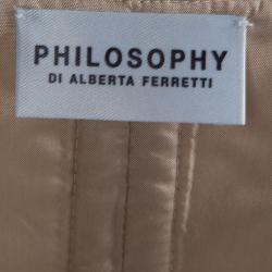 Philosophy Di Alberta Ferretti Nude Studded Corset S