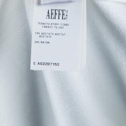 Pre Owned بلوزة فيلوسوفي دي البيرتا فيريتي برقبة مستديرة مزخرفة أكمام طويلة M