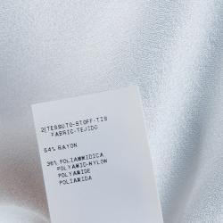 Pre Owned بلوزة فيلوسوفي دي البيرتا فيريتي برقبة مستديرة مزخرفة أكمام طويلة M