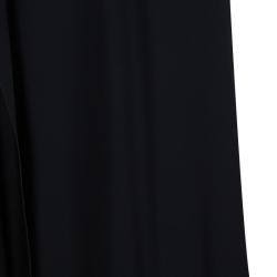 Philosophy Black Short Sleeve Slit Detail Maxi Dress S