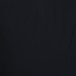 Philosophy Black Short Sleeve Slit Detail Maxi Dress S