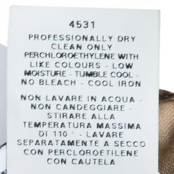 Pre Owned Philosophy Di Alberta Ferretti Beige Tulle Trim Sleeveless Top M