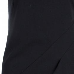 Philosophy di Alberta Ferretti Black Shoulder Detail Dress M