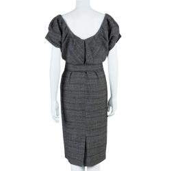 مملوكة مسبقًا Philosophy di Alberta Ferretti Wool Belted Dress L