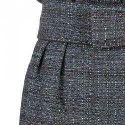 مملوكة مسبقًا Philosophy di Alberta Ferretti Wool Belted Dress L