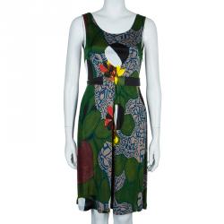 Philosophy di Alberta Ferretti Multicolor Print Dress S